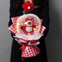 Kawaii Sanrio Plush Kuromi Bouquet ตกแต่งดอกไม้ตุ๊กตาสัตว์อะนิเมะ2023สวัสดีตุ๊กตาเมโลดีของฉัน Kids Toys คริสต์มาส