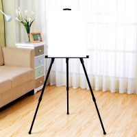 Portable Triangular Metal Painting Easel Thickened Aluminum Alloy Adjustable Travel Sketch Easel for Drawing Artist Art Supplies