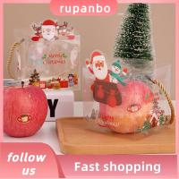 RUPANBO039392692 ของขวัญเด็ก ของชำร่วยแต่งงาน ถุงบรรจุภัณฑ์คุกกี้ ของตกแต่งวันคริสต์มาส ซานตาคลอส ถุงห่อขนม แพ็คเกจเค้ก ถุงของขวัญคริสต์มาส กล่องของขวัญ กวาง เกล็ดหิมะ