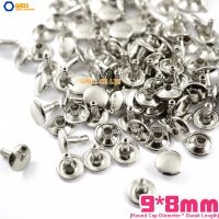 【CW】 500 set 9x8mm Cap Round Rivet Punk