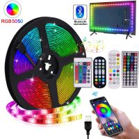 10M USB LED Light Strips 5V Bluetooth App Remote Control Flexible Ribbon Diode Tape Rope Lamp TV Backlight RGB White Warm