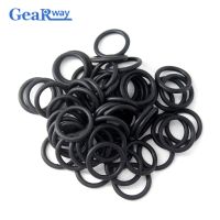 Gearway O Ring Seal Gasket 1.5mm thickness Black NBR O type Ring 10.5/11/11.5/12/19/20mm OD Oil Resistance O Ring Seal Bearings Seals