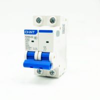 [HOT ZHKKZZLWWG 510] CHINT Mini Circuit Breaker 2P C ประเภท1A 2A 3A 4A 6A 10A 16A 20A 25A 32A 40A 50A 63A MCB C45 Circuit Breaker DZ47 63