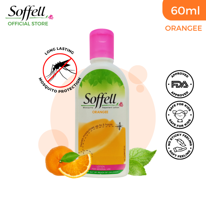 Soffell Mosquito Repellent Lotion Orangee (Orange) 60g Lazada PH