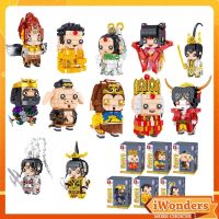 Brick HEADZ ฟิกเกอร์ตัวต่อ MOC Journey To The West Three Kingdoms ของเล่น ของขวัญ สําหรับเด็ก