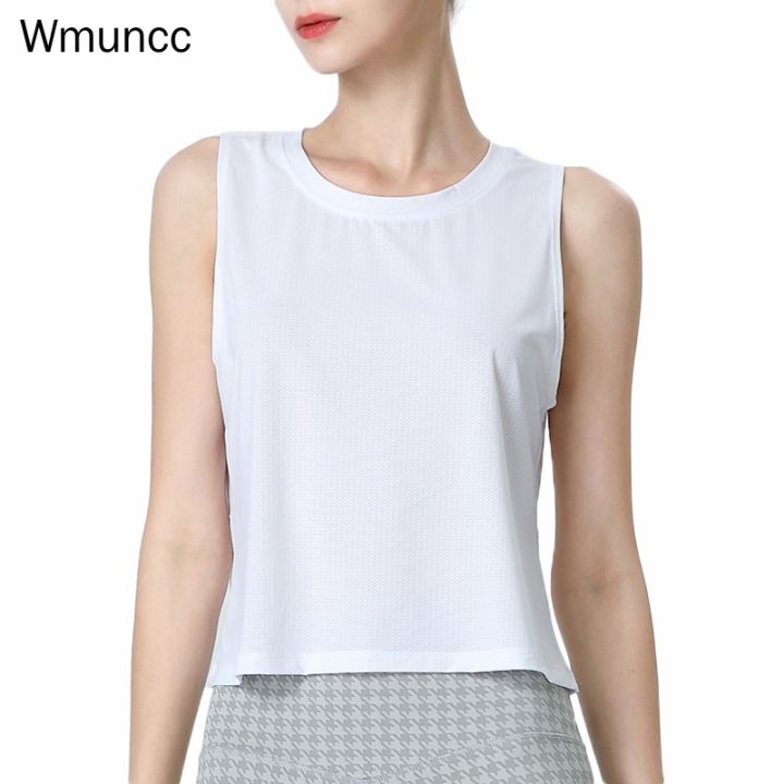 wmuncc-เสื้อยืดแขนกุด-ทรงหลวม-ระบายอากาศ-แบบแห้งเร็ว-เหมาะกับใส่ออกกําลังกาย-เล่นโยคะ-วิ่ง-แฟชั่นฤดูร้อน-สําหรับผู้หญิง