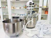 **เครื่องใหม่ เครื่องโชว์ อาจมีตำหนิ**KitchenAid เครื่องผสมอาหาร Heavy Duty รุ่น 5KPM50EWH (สีขาว) มี 2 โถ