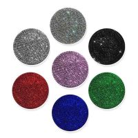 Glistening Car Coasters for Cup Holders Car Decors Removable Dust-absorbing