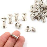 20pcs 12mm/10mm/8mm/6mm/5mm/4mm Chicago Screws Photo Album Screws Snap Rivet Books Butt Screw Assembling Bolts