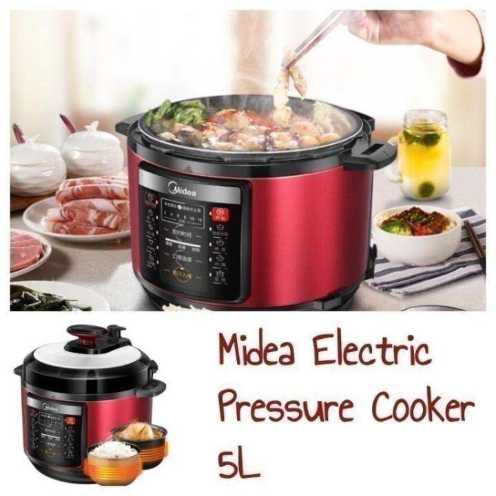 Midea Electric Pressure Cooker 5L Lazada Singapore