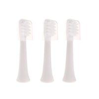 DDFHLPJ-3pcs Sonic Electric Toothbrush For Xiaomi T100 Whitening Soft Vacuum Dupont Replacment Heads Clean Bristle Brush Nozzles Head