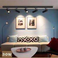 Life-Welcome โคมไฟแทรกไลท์ โคมไฟ ไฟ โคมแทรคไลท LED Track Light 20W 30W แสงขาว/แสงวอร์ม บอดี้ ดำ/ขาว สีวอมโคมไฟส่องเฉพาะจุด โคมไฟทางเดิน โคมไฟติดตาม โคมไฟแสดงสินค้า โคมไฟโขว์สินค้า