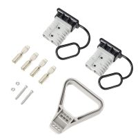 2Pcs 20 AWG 350A แบตเตอรี่ Power Connector Cable Quick Connect Disconnect Kit Anderson Connector สำหรับ Winch Trailer