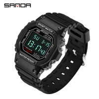 SANDA 329 Digital Watch Men Waterproof Diving LED Mens Watch Sport Mens Watches Top Brand Military relogio masculino Saat