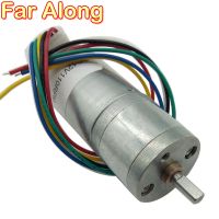 【NEW】 upaxjl 6V 12V 24V Dc Geared Motor พร้อม Hall Encoder ความเร็วต่ำถึงความเร็วสูง12-1930Rpm ความเร็วที่ปรับได้และมอเตอร์แบบย้อนกลับ