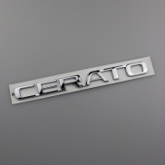 Silver Black Cerato Letter Logo Sticker