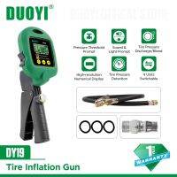 DUOYI DY19 Digital Inflator Pump Portable Mini Deflate Pump Air Compressor Tire Pressure Detection For Car Bike Motorcycle