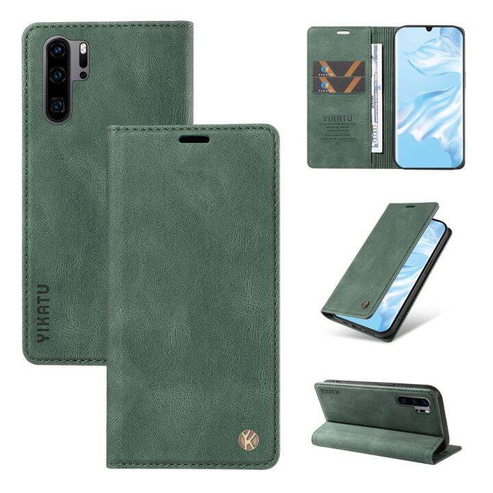 เคสโทรศัพท์ใหม่สำหรับ-huawei-p30-p20-pro-p30-p20-lite-กระเป๋าสตางค์หนังช่องใส่การ์ดแม่เหล็กเคสเคสแบบพับปิดได้