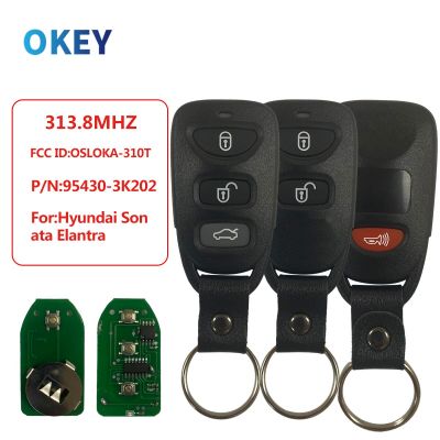 กุญแจ Mobil Remote Control อัจฉริยะ Okey สำหรับฮุนไดอีแลนตาโซนาตา2007-2010สำหรับปุ่ม OSLOKA-310T 2012 2011เน้น