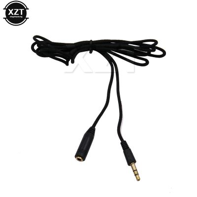 【YF】 3.5mm Jack Female to Male Earphone Headphone Stereo Audio Extension Cable Cord for Speaker Phone Nylon Wire 5m/3m/1.5m