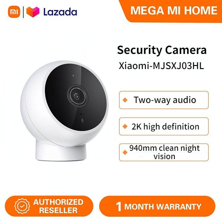 Xiaomi Mijia Smart CCTV Camera 2K (Magnetic Mount) 1296P Standard IR ...