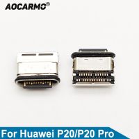 Aocarmo ชิ้นส่วนอะไหล่หัวต่อแท่นชาร์จเครื่องชาร์จ Usb สำหรับ Huawei P20 / P20 Pro