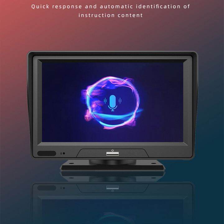 Wireless Carplay Android Auto 7 Inch Screen Radio Front Backup Camera Bluetooth WIFI FM for