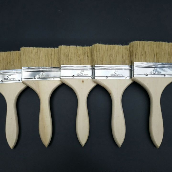 พร้อม-multi-use-thicken-wood-handle-paint-wall-brush-diy-เครื่องมือตกแต่งภาพวาดบ้าน