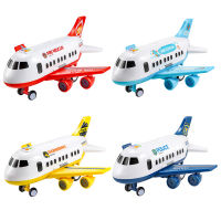 E7ChildrenS Toy Aircraft Boy Baby Oversized Music Track Inertia Toy Car Plane Passenger Model Storage Space