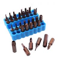 （QIQI tool） 2Pcs Multi-FunctionalShank ไขควง Bit Holder Organizer ทนทาน Texture Batch HeadDrill Bit Organizer