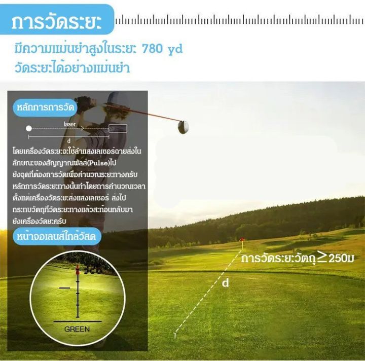 acurve-เครื่องวัดระยะด้วยแสงเลเซอร์สำหรับตีกอล์ฟ