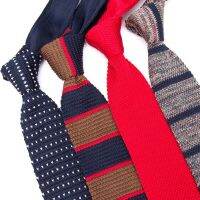 【cw】 Men Knitted Knit Leisure Striped Tie Neck Ties for Necktie Classic Woven Designer Cravat 【hot】