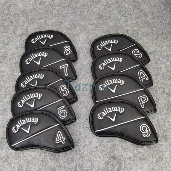 9pics-a-lot-callaway-golf-club-iron-headcover-456789pas-pu-leather-verclo-closed-for-iron-head-protection-cover-free-shipping