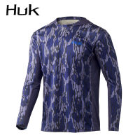 ใหม่ huk ตกปลาเสื้อกันหนาวหมวกตกปลาเครื่องแต่งกายฤดูร้อนผู้ชายแขนยาวป้องกันแสงแดดระบายอากาศตกปลาเสื้อผ้า camisetas de P Esca