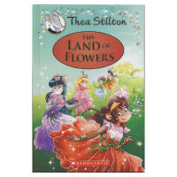 Thea Stilton the land of flowers female mouse reporter adventure chapter novel English Bridge Book Flower country children and teenagers color cartoon English original book genuine import