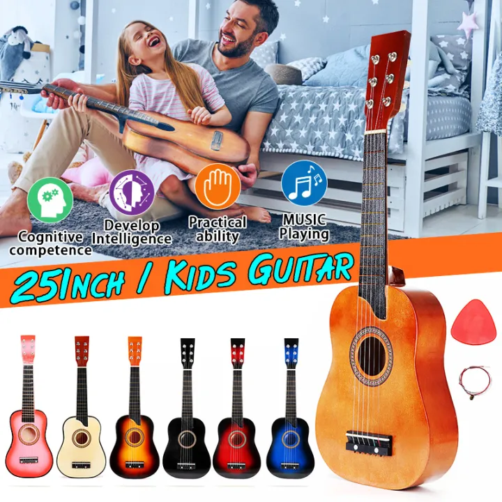 25 Inch 6 String Acoustic Guitar Beginner Practice Musical Instrument ...