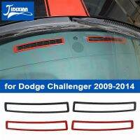 JIDIXIAN รถด้านหน้ากระจกเครื่องปรับอากาศ Vent O Utlet ตกแต่งปกคลุมสำหรับ Dodge Challenger 2009 2010 2011 2012 2013 2014