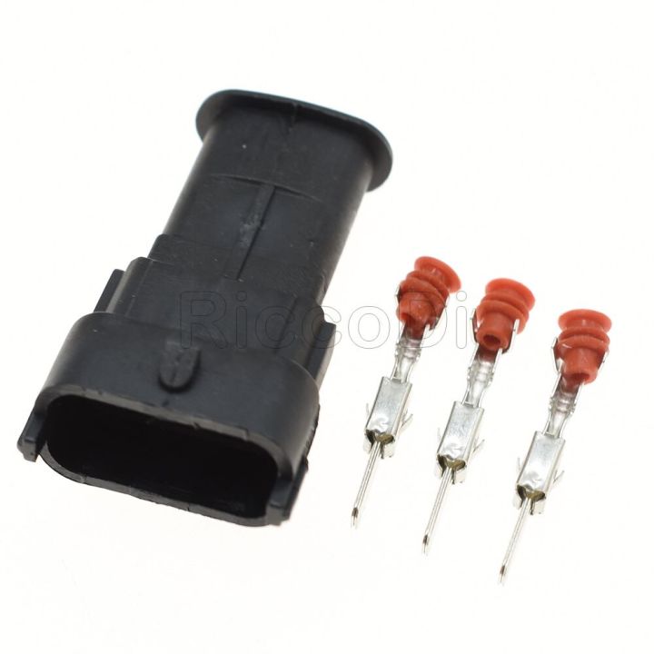 หัวเสียบตัวเมียแรงดันน้ำมันเชื้อเพลิง3pin-รถยนต์สำหรับ-bosch-1928403110-1928404074ขนาด3-5มม-1-20ชุด