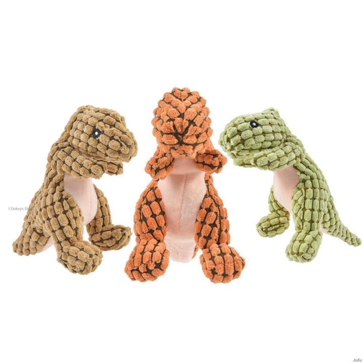 dog-toys-dinosaur-shape-corduroy-chew-toy-training-entertainment-interactive-pet-chew-toy-pet-toy-bite-resistant-dog-accessories-toys