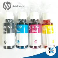 HP Refill inkjet หมึกอิงค์เจ็ท ชนิดเติม HPGT53/ GT52 สำหรับเครื่องพิมพ์อิงค์เจ็ท HP หมึกแท้ความละเอียดสูง คมชัดทุกงานพิมพ์ ***ไม่มีกล่อง**