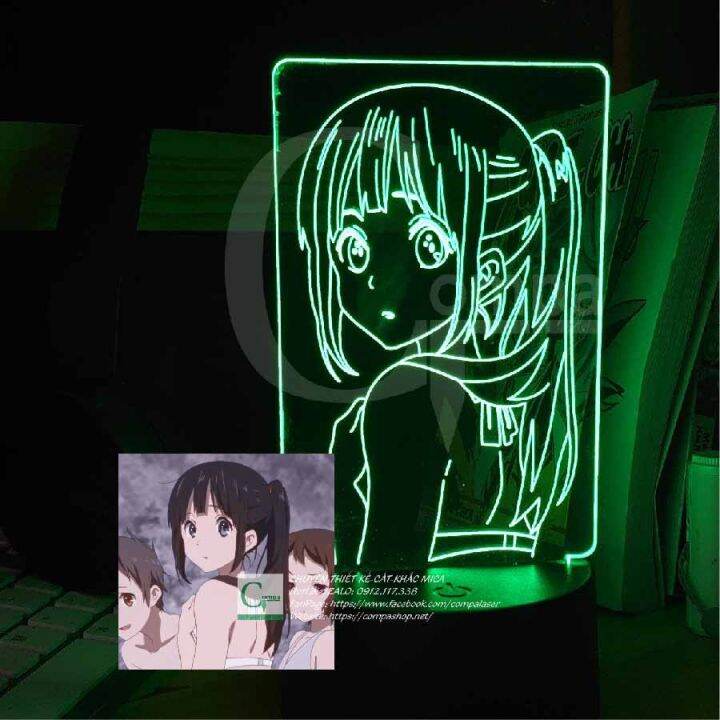 Đèn Ngủ Led Anime] Đèn Ngủ Hyouka Chitanda Eru Type 01 Ahyo0201 16 Màu Tùy  Chỉnh Compashop | Lazada.Vn