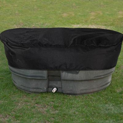 Oxford Stock Tank Cover Barrel Cover Waterproof 210D Oxford Drawstring Design Stock Tank Cover For Outdoor Use To Keep Water