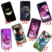 Cheshire Cat อ่อนนุ่ม ซิลิโคน เคสโทรศัพท์ หรับ OPPO Find X3 A33 A93 A57 A77 A96 A95 A73 F9 A32 A94 A74 A91 A17 Pro Lite Neo Black ปก