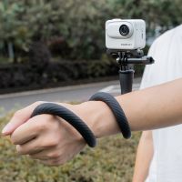 ขายึดแบบยืดหยุ่น Insta360กล้องจิ๋วแอคชั่น DJI ของ Telein ขายึดกล้องโกโปรกล้องแอ็คชั่นขนาดเล็กขาตั้งกล้องสามขาแบบหนวดปลาหมึกที่วางโทรศัพท์ที่เสียบบเงินที่ตั้งฐาน