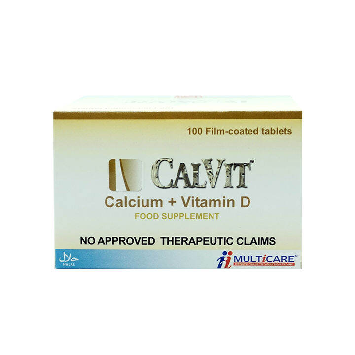 Calvit Calcium+Vitamin D filmcoated tablets (10 pcs/pack) Lazada PH