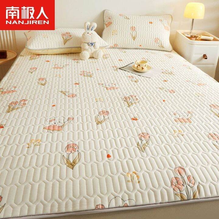 antarctic-people-latex-mat-three-piece-set-single-summer-sheets-student-dormitory-air-conditioning-ice-silk