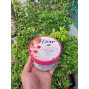 Tẩy Da, Tế Bào Chết Body Dove Bản Mỹ Macamadia, Lựu Đỏ, Đường Đen, Yến Mạch