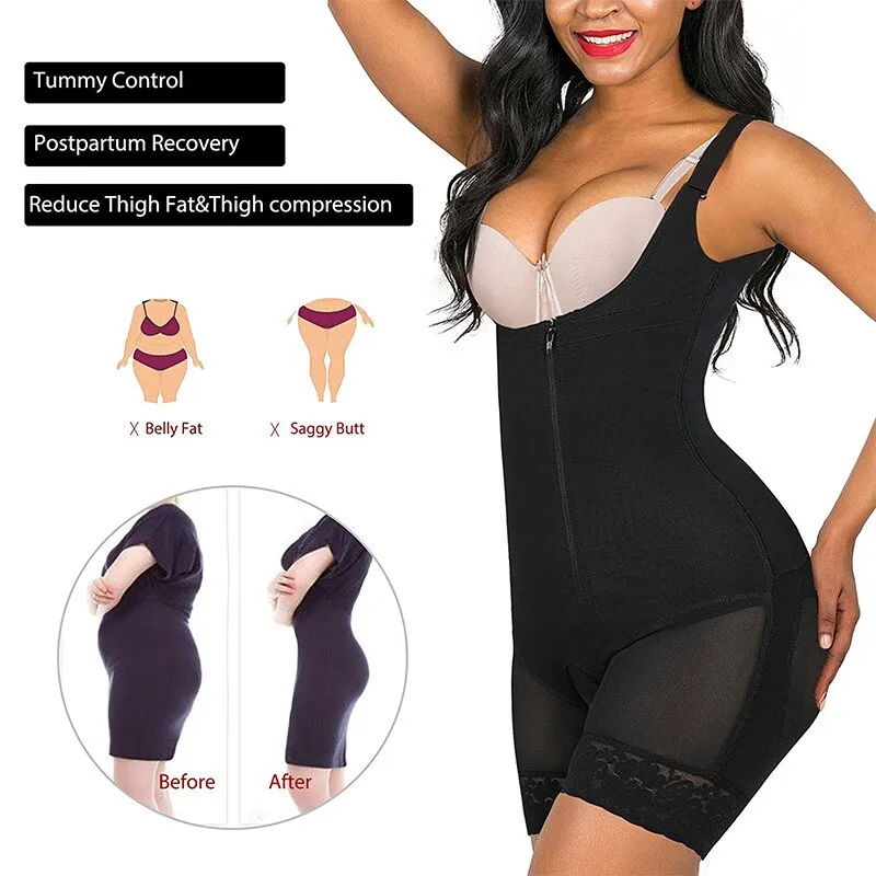 Women Slimming Full Body Shapewear Tummy Control Postpartum Underwear Body  Shaper Seamless Shapewear Butt Lifter Bodysuit Fajas Colombianas  Modeladoras