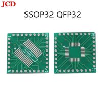 JCD board 0.8mm pitch IC adapter PFQP32 LQFP32 TQFP32 QFP32 SOP32 SSOP32 turn DIP32 0.8MM IC adapter Socket / Adapter plate PCB