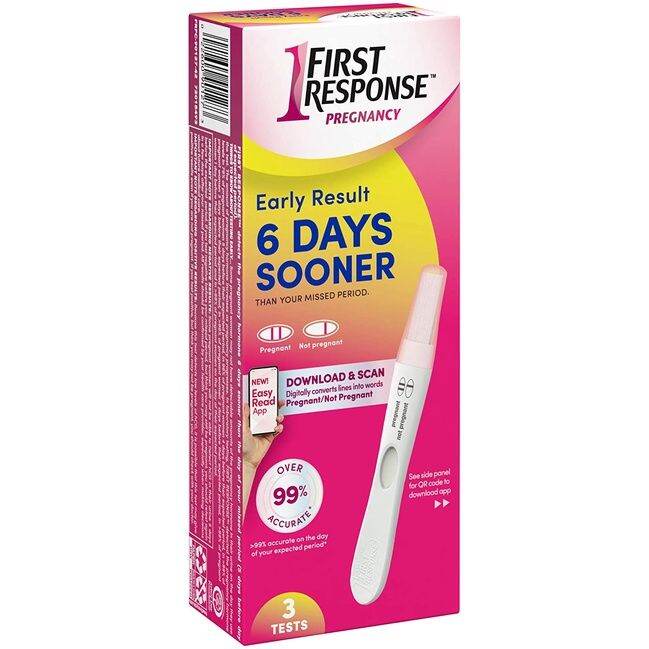 First Response Early Result Pregnancy Test, 3 Tests *6 Days Sooner* #1 ...